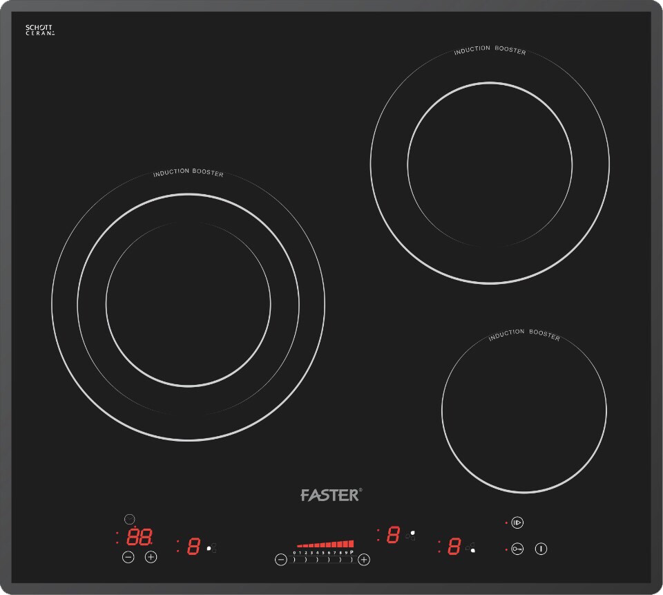 Bếp từ 3SI - vẻ đẹp hiện đại của bếp từ 3 lò