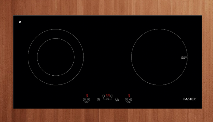 Bếp điện từ FS 740TE - 2 lò với thiết kế nhỏ xinh