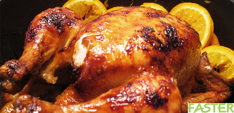 Cách làm món gà nướng cho ngày đông giá rét với lò nướng Faster