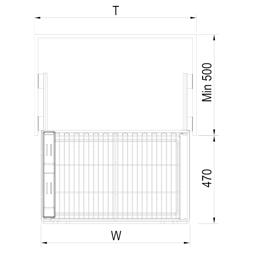 Giá để xoong nồi tủ dưới FS DP 900/800/700/600S VIP