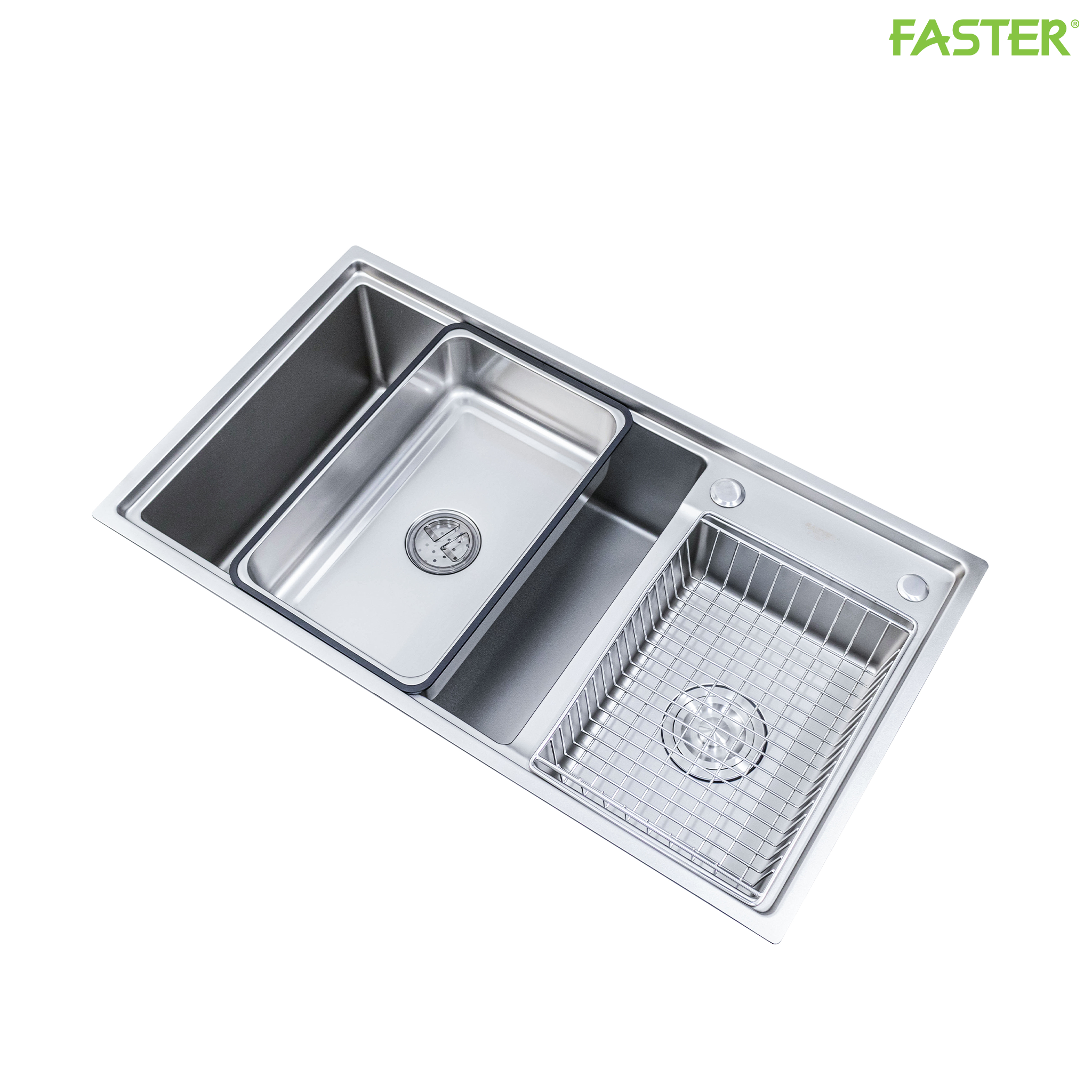 Chậu rửa bát hai hố Faster FS 8347SE