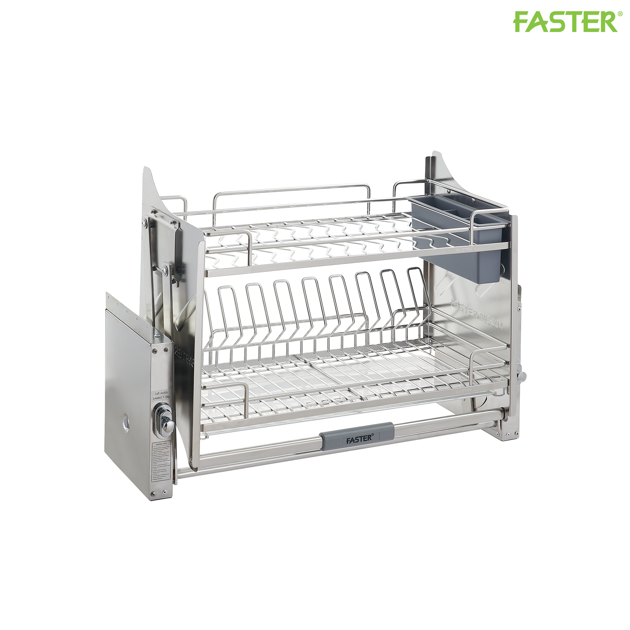 GIÁ NÂNG HẠ NAN OVAL INOX 304 FS EB900FLE