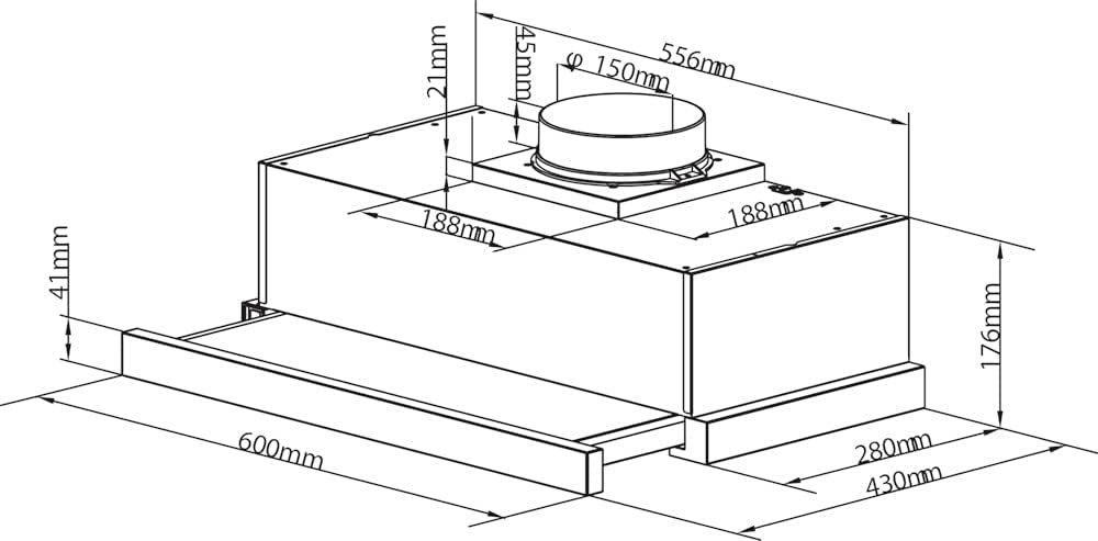Máy hút mùi FS SYP 6222B