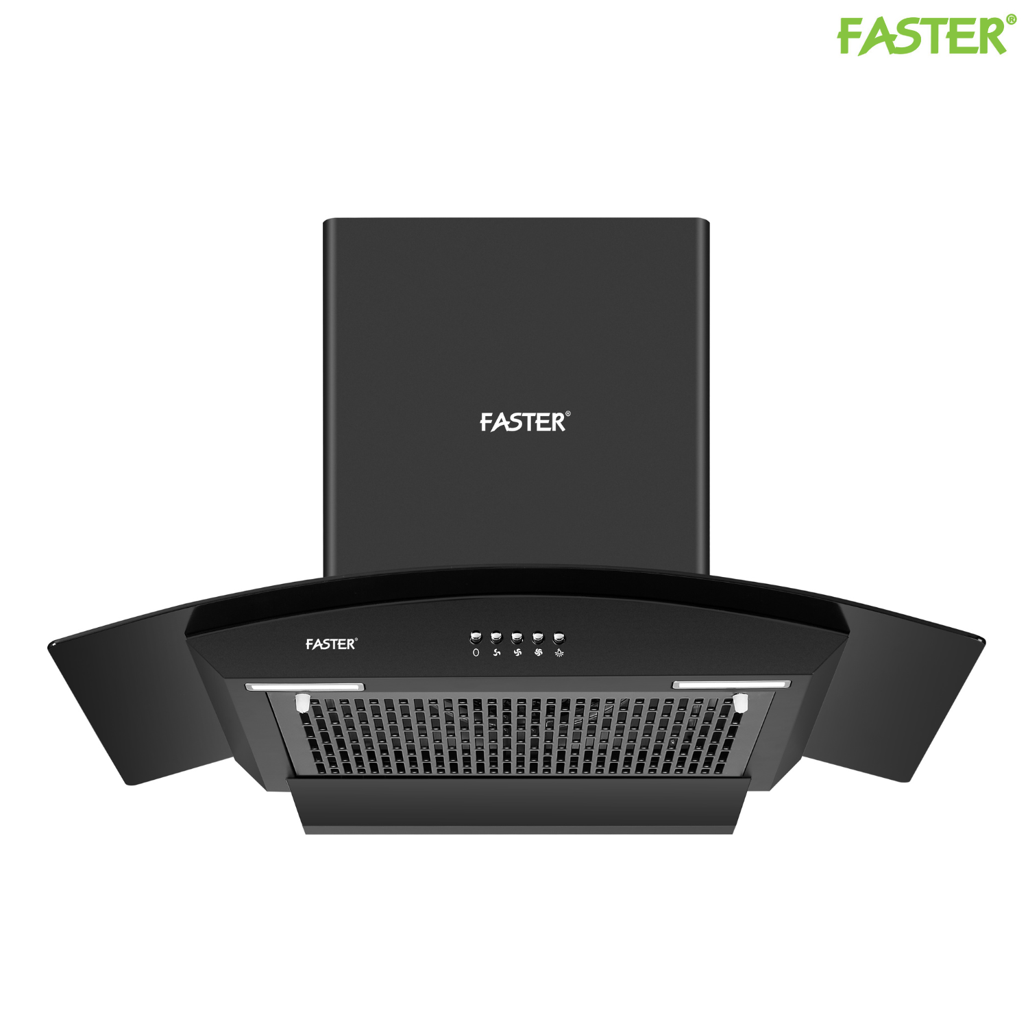 Máy hút khử mùi kính cong FS CH370B